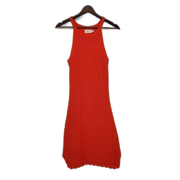 Eliza J Dresses & Skirts - New Eliza J Womens Ora Crochet Knit Midi Dress Sleeveless Orange Size Small